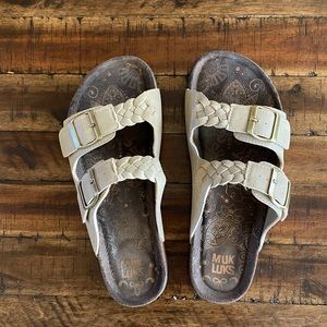Muk Luk Sandals size 9